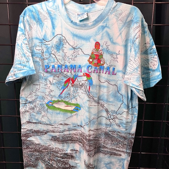 Gildan x Panama Canal Graphic Tee - Picture 1 of 2